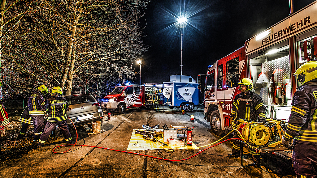 Photo shooting with VIMTEC and the fire department Großschönau/Waltersdorf