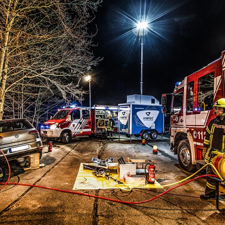 Fotoshooting mit VIMTEC und der Feuerwehr Großschönau/Waltersdorf